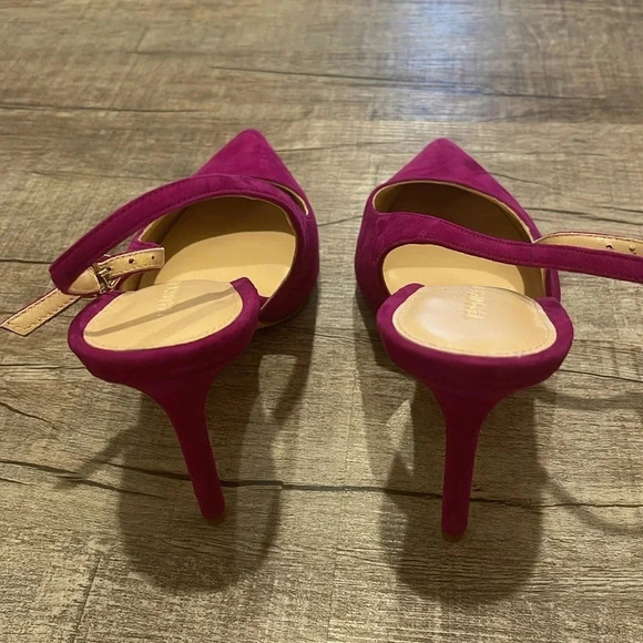 NWOB!! Veronica Beard - Lisa Sling - Purple Pointed Heel - Size 9.5 - Picture 4 of 8